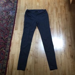 athleta gray leggings with POCKETS